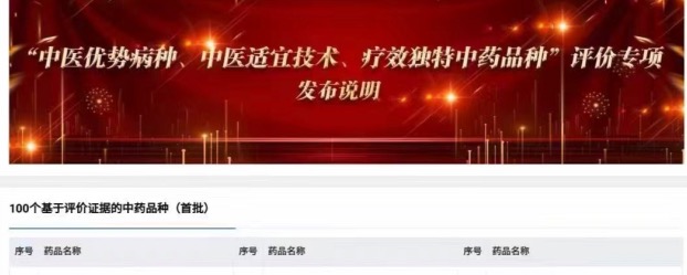 福瑞股份復(fù)方鱉甲軟肝片入選全國100個(gè)基于評(píng)價(jià)證據(jù)的中藥優(yōu)勢(shì)品種